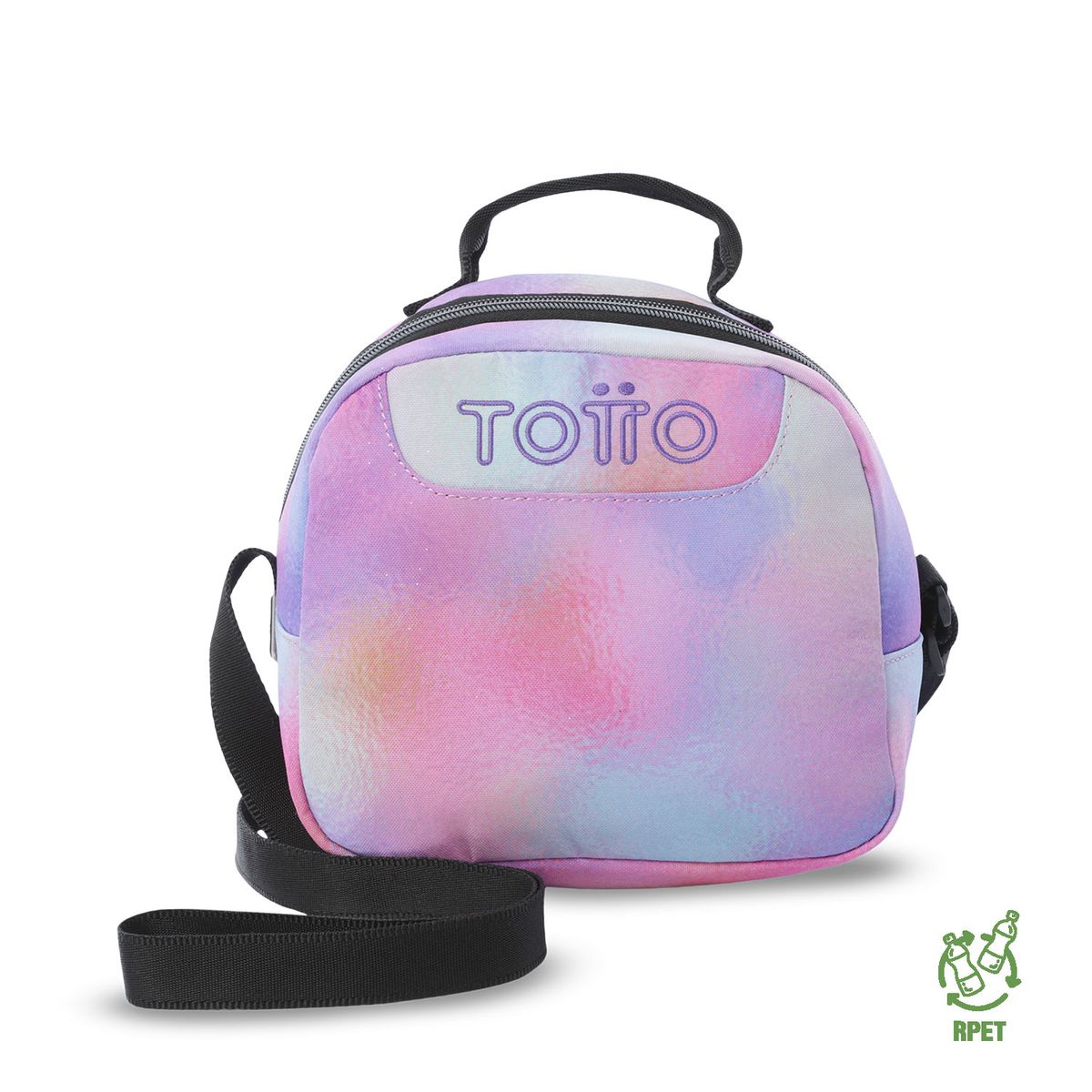 TOTTO - Lonchera Térmica para Mujer Borrador Glitter Mediano