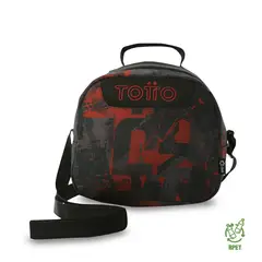TOTTO - Lonchera Térmica para Hombre Borrador Mediano Negra