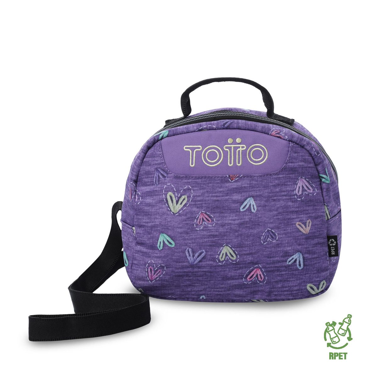 TOTTO - Lonchera Térmica para Mujer Borrador Mediano Morada