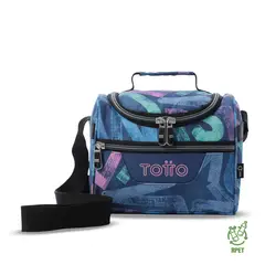 TOTTO - Lonchera Térmica Para Mujer Pizarra Mediano Azul