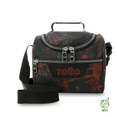 TOTTO - Lonchera Térmica para Hombre Pizarra Mediano Negra