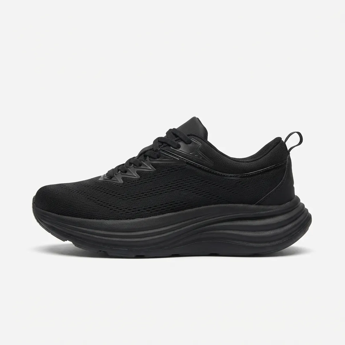 BOVINITA - Zapatilla mujer deportiva negra Running Gimnasio Liviana
