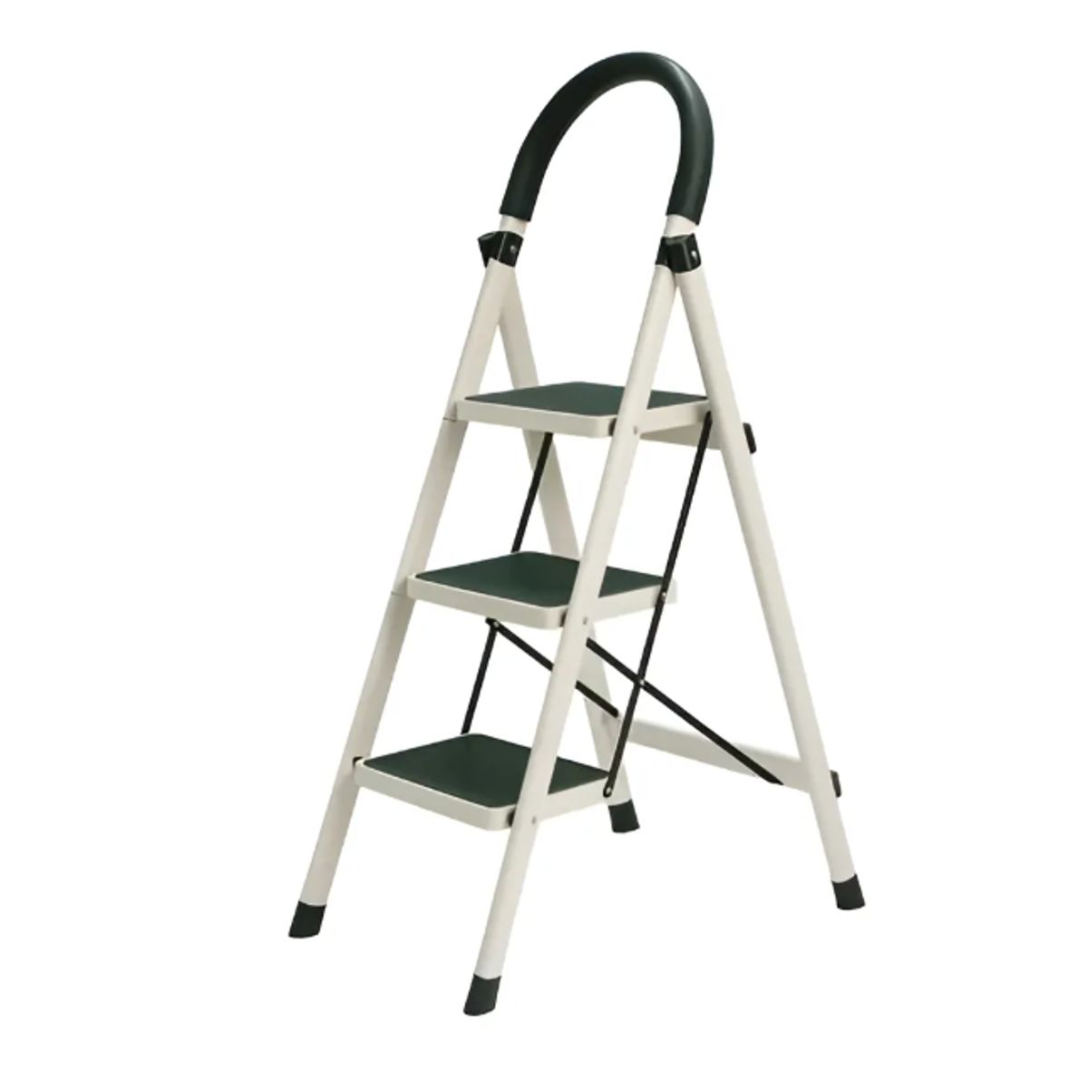 GENERICO - Escalera Eoland 3 Escalones Plegable Taburete Tijera Multiproposito