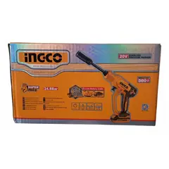 INGCO - Hidrolavadora Inalambrica CPWLI20362 amarillo con 24.8bar de presión máxima - 50Hz60Hz