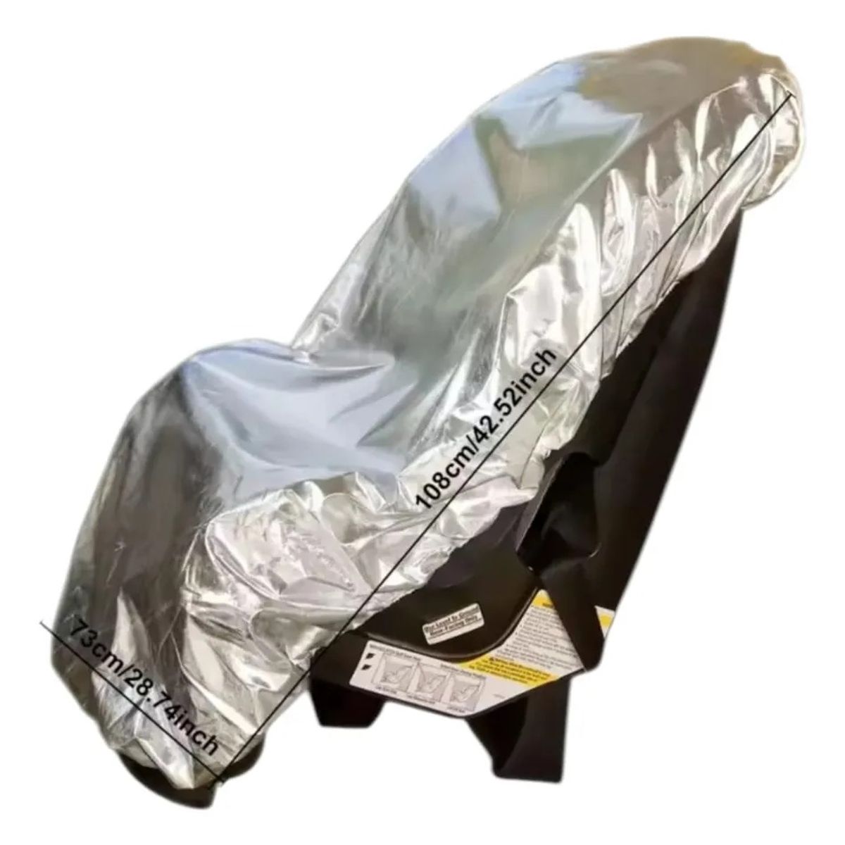 GENERICO - Protector Funda Termica Silla Auto Bebe Niños Cubre Asiento