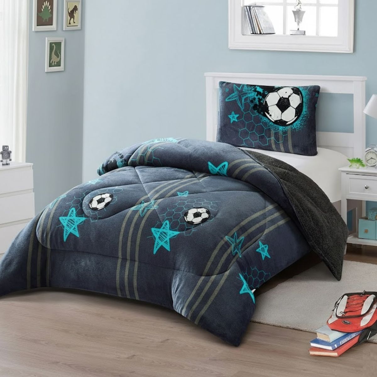 GENERICO - COBERTOR CON CHIPORRO INFANTIL 1.5 PLAZA  PLUSH INVIERNO TF