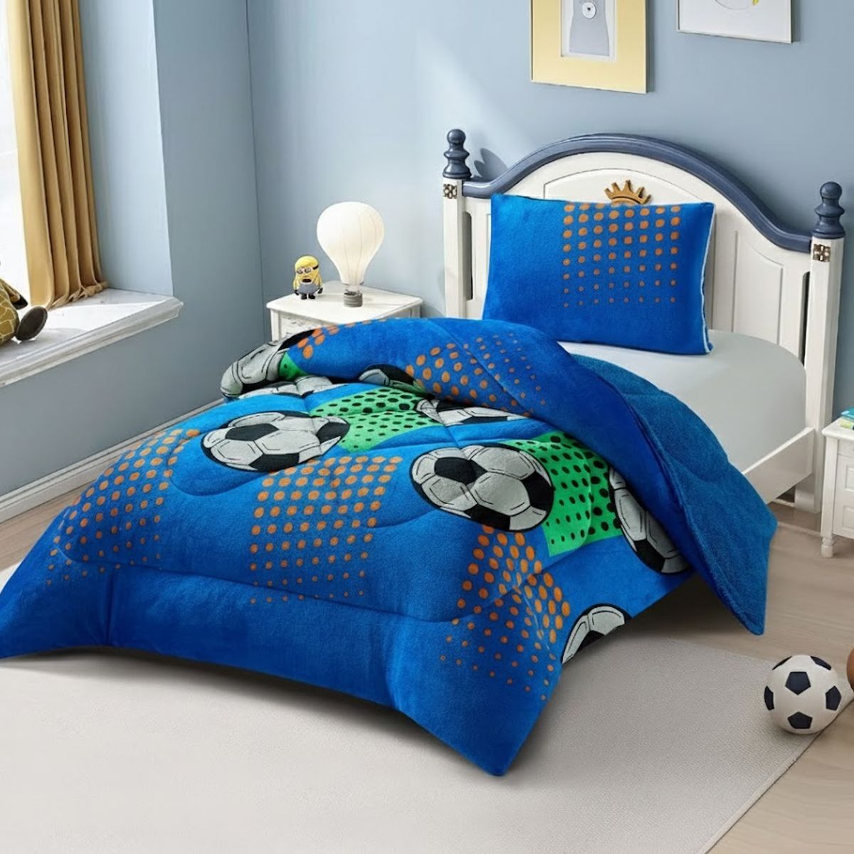 GENERICO - COBERTOR CON CHIPORRO INFANTIL 1.5 PLAZA  PLUSH INVIERNO TF