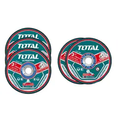 TOTAL TOOLS - 5 Disco Corte P Metal Acero Inox 76mm Total Tac303768