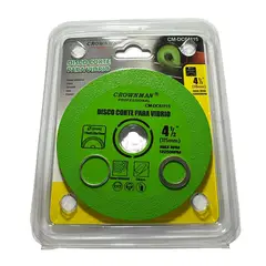 GENERICO - Disco Corte Vidrio Cerámica Multifuncional 115mm Crownman