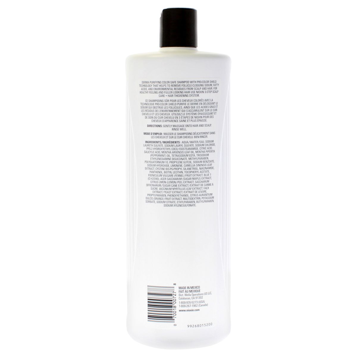 NIOXIN - System 3 Cleanser Shampoo 1000ml Nioxin