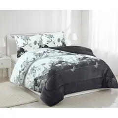 GENERICO - COBERTOR CON CHIPORRO 2 PLAZA PLUSH CON DISEÑOS ELEGANTES TF