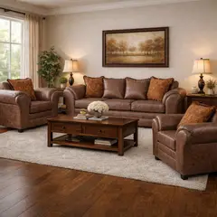 BLACK FACTORY - Juego de Living 3 1 1 Aconcagua Café