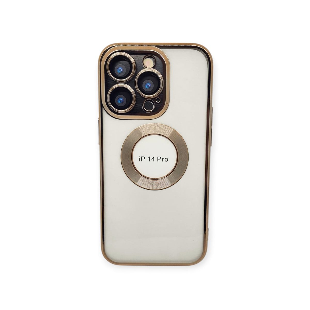 GENERICO - Funda Elegante Magfase Genérica iPhone 14 Pro Dorado