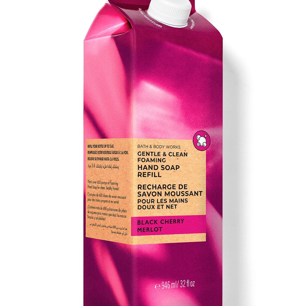 BATH & BODY WORKS - Recarga de Jabón Espumoso Bath and Body Works Black Cherry Merlot