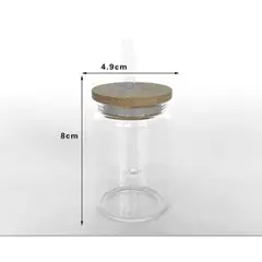 GENERICO - TARRO PEQUEÑO CON TAPA TRANSPARENTE 105ML