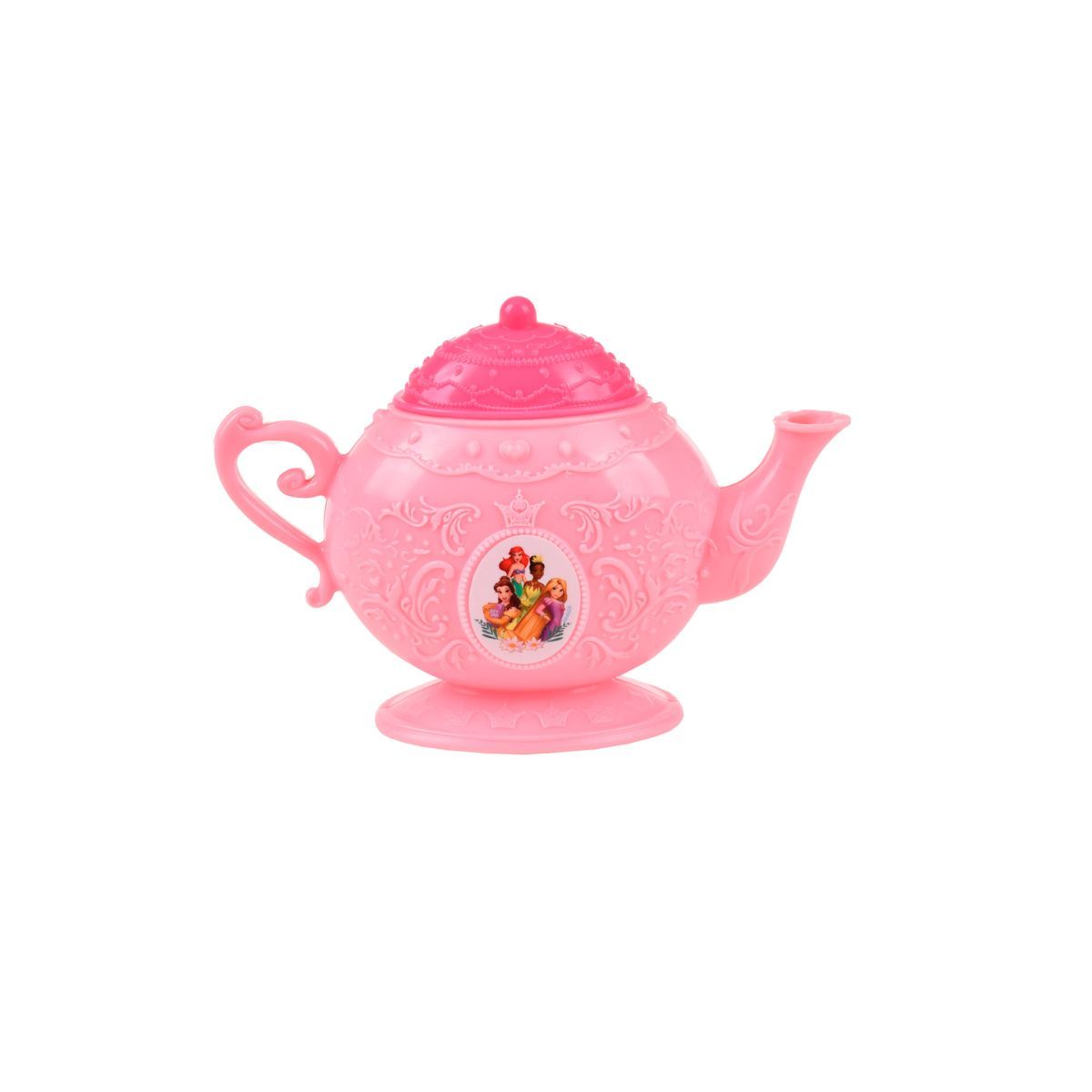 DISNEY - Mini Set De Té Con Cucharas - Princesas Tetera Rosa Claro