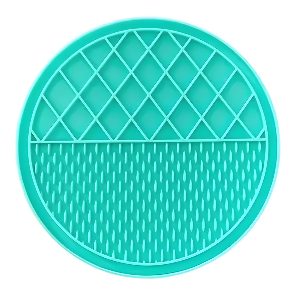 GENERICO - Plato De Silicona Lento Lick Mat Para Perros Y Gatos Celeste