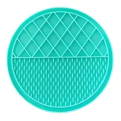 GENERICO - Plato De Silicona Lento Lick Mat Para Perros Y Gatos Celeste
