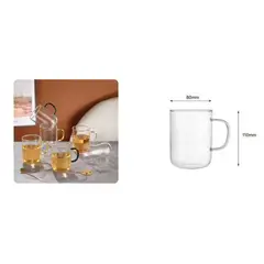 GENERICO - TAZA DE VIDRIO X6UND 450ML
