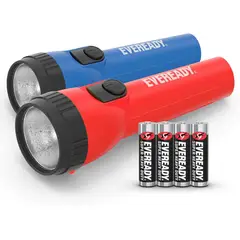EVEREADY - Pack 2 Linternas Recargables Compactas Iluminación Potente
