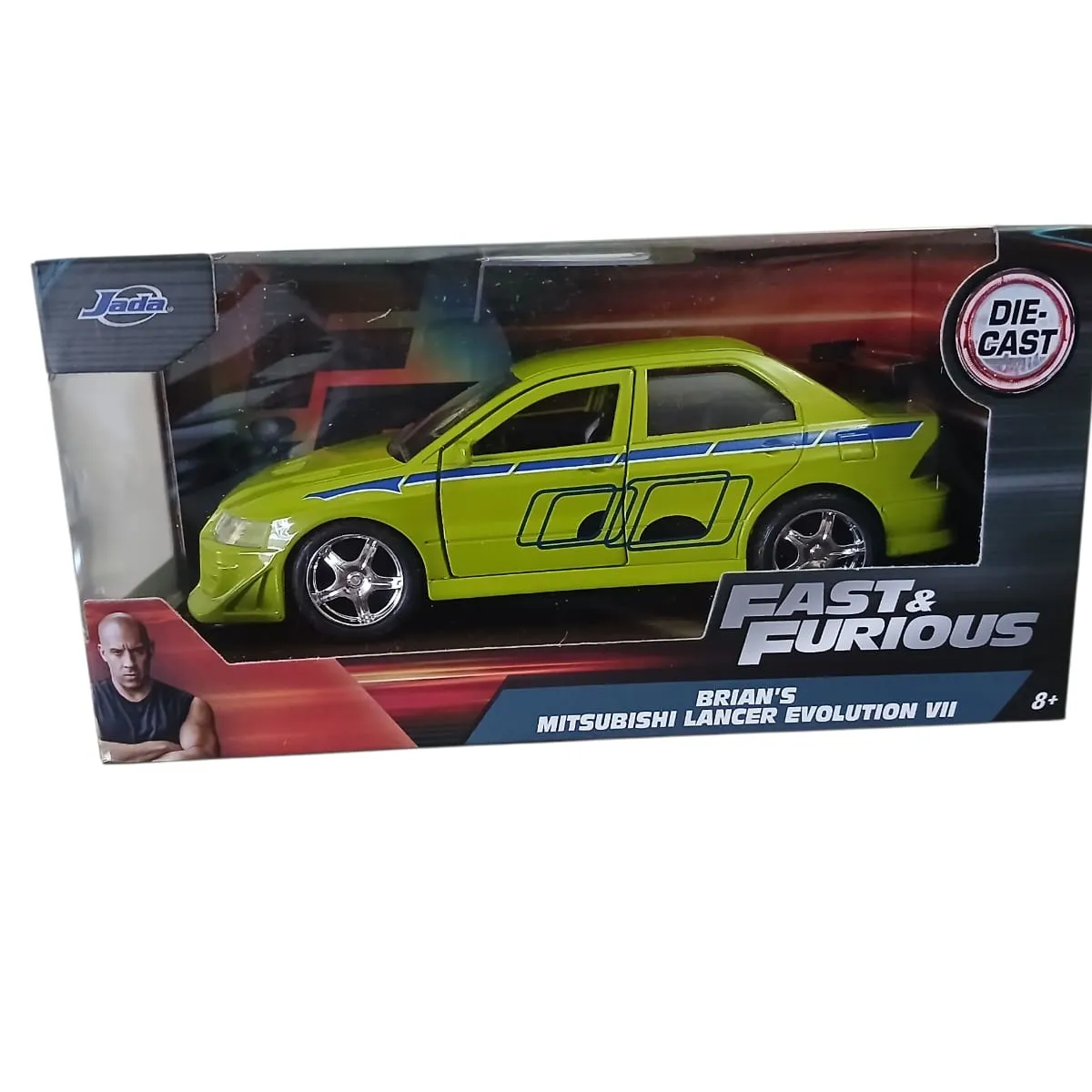 JADA TOYS - MITSUBISHI LANCER EVOLUTION 7 RÁPIDO Y FURIOSO 1:32 JADA