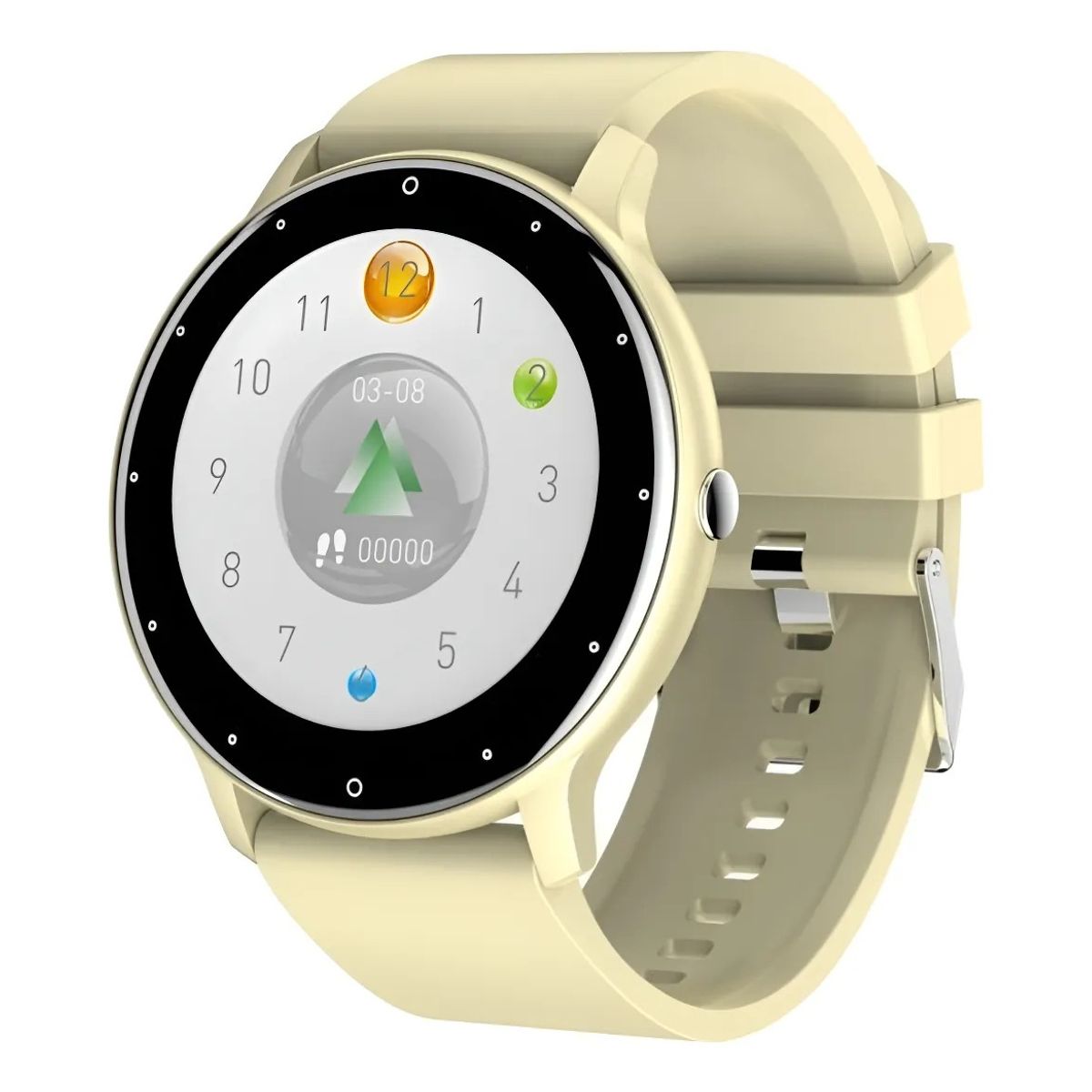 GENERICO - Reloj Smartwatch ZL02 Unisex Beige
