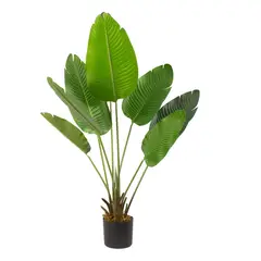 ARBUSTO REAL - Planta Decorativa Ave Del Paraiso 120 Cm Verde