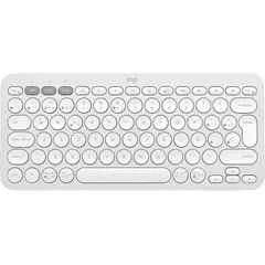 LOGITECH - Teclado Inalámbrico Teclado K380S Blanco Español CL Bluetooth