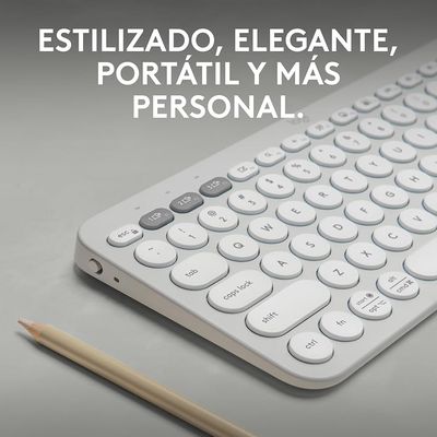Imagen 2 del producto Teclado Inalámbrico Teclado K380S Blanco Español CL Bluetooth