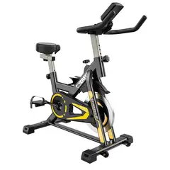 OVERFIT - Bicicleta de Spinning Pro Estatica Fitness Gym 6 kg