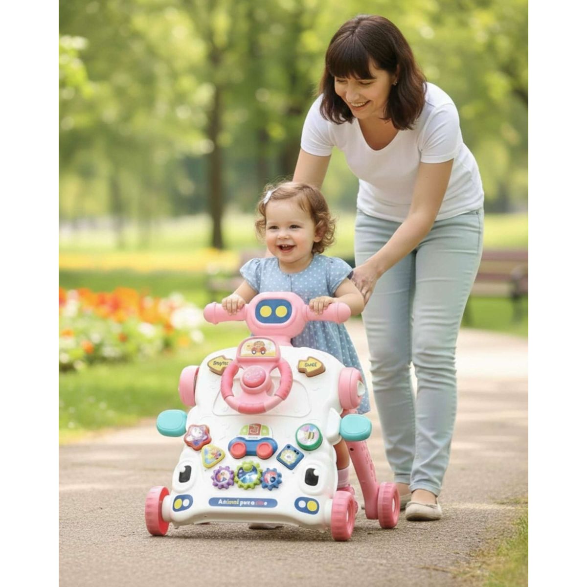 GENERICO - Caminador musical multifuncional 6 en 1