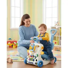 GENERICO - Caminador musical multifuncional 6 en 1