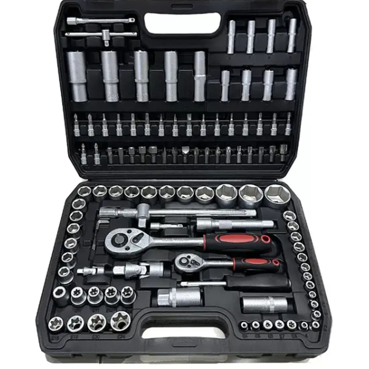 GENERICO - Set Caja Herramientas Dados 108 Piezas Crv