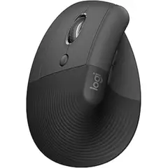 LOGITECH - Mouse Ergonómico Inalámbrico Lift Vertical Óptico 4000DPI 6 Btn Grafito
