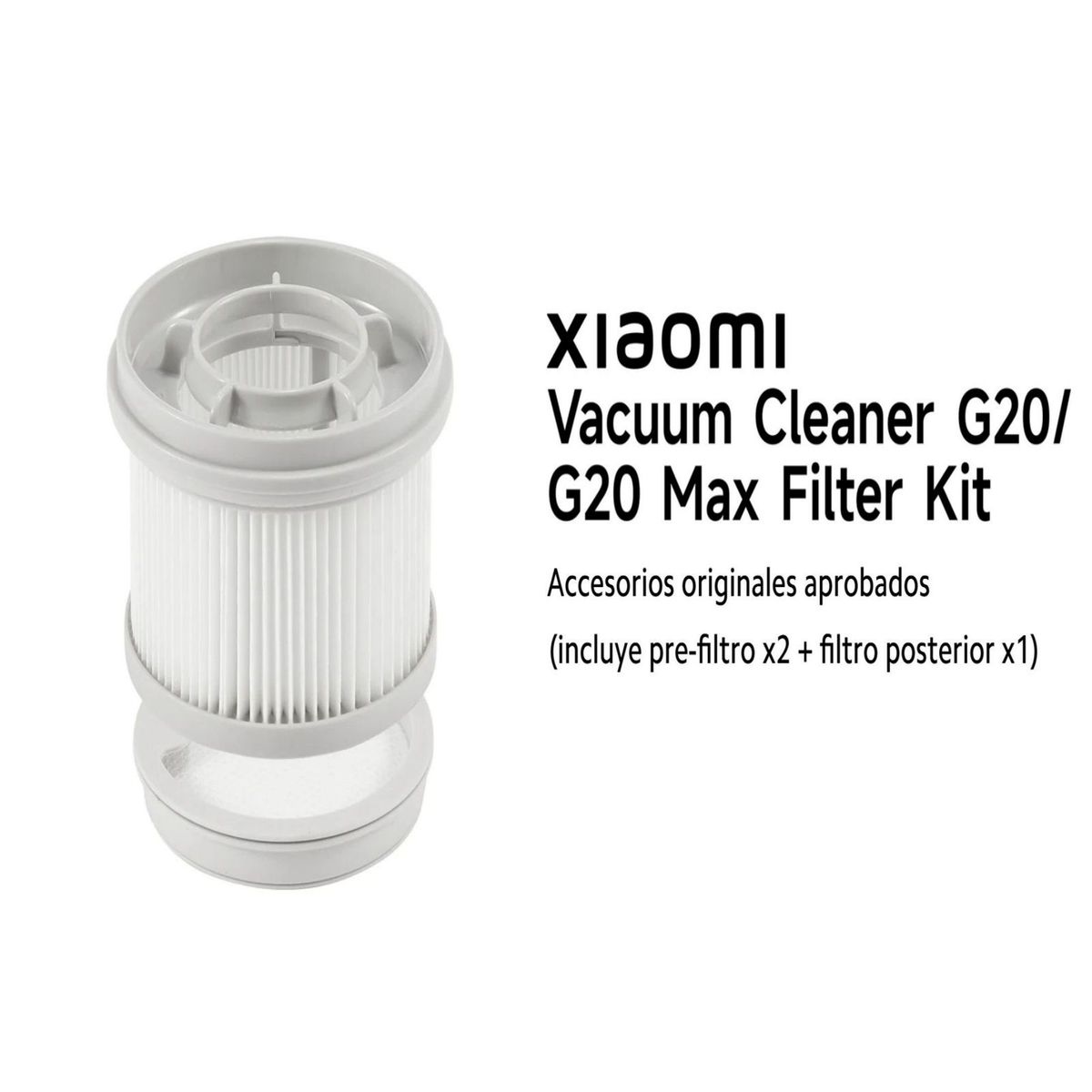 XIAOMI - Kit de Filtros Xiaomi Vacuum Cleaner G20  G20 Max Filter Kit