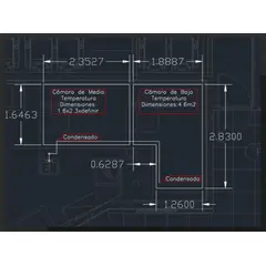 GENERICO - Puerta Abatible Camara de Congelado 1.00x2.00 Mt