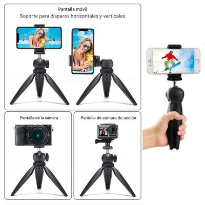 Imagen 2 del producto Soporte Tripode Para Celular Extendible Giratorio Portable