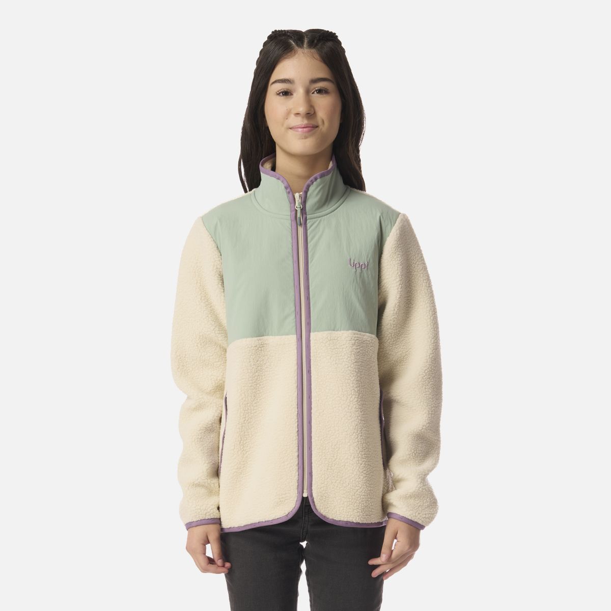 LIPPI - Polar Teen Girl Glaciar Sherpa-Pro Jacket Beige Lippi