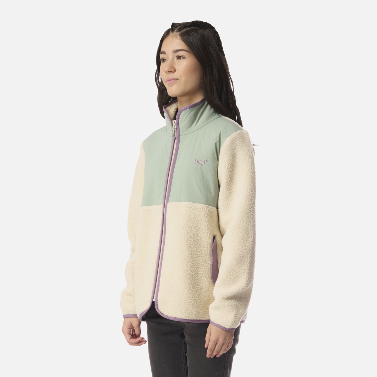 LIPPI - Polar Teen Girl Glaciar Sherpa-Pro Jacket Beige Lippi