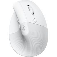 Mouse Ergonómico Inalámbrico Lift Vertical Óptico 4000DPI 6 Btn Blanco