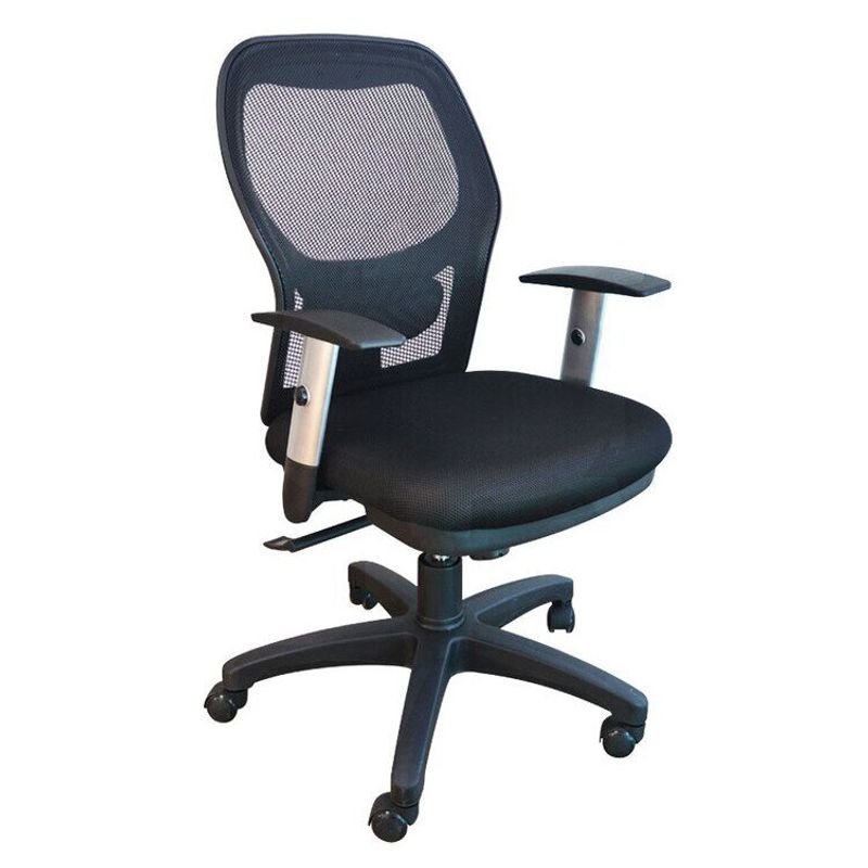 ESPACIO OF - Silla De Escritorio Erick Sin Cabecero Base Nylon