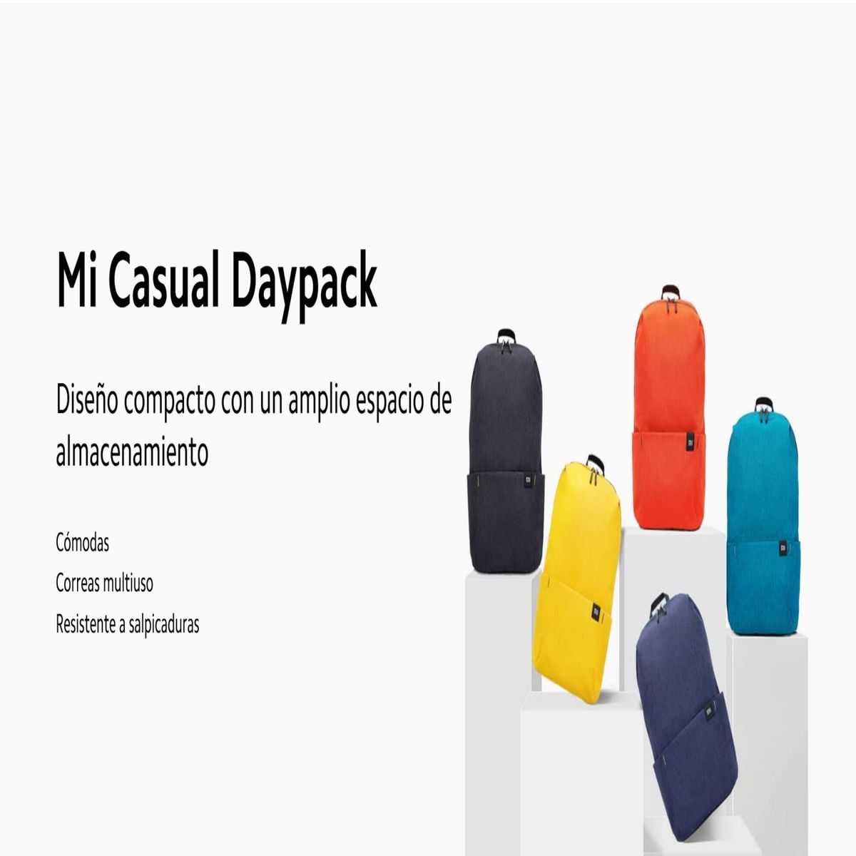 XIAOMI - Mochila de gran capacidad para uso diario Mi Casual Daypack Azul oscuro