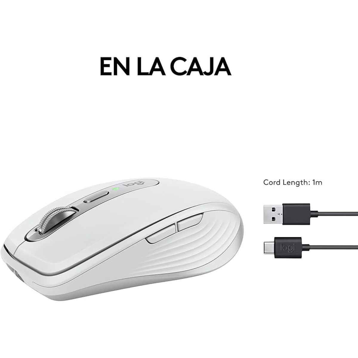 LOGITECH - Mouse Logitech Mx Anywhere 3s Pale Blanco Bluetooth