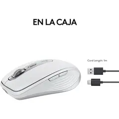 LOGITECH - Mouse Mx Anywhere 3s Pale Blanco Bluetooth