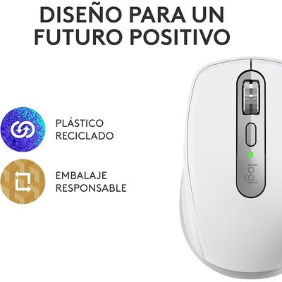 Imagen 2 del producto Mouse Mx Anywhere 3s Pale Blanco Bluetooth