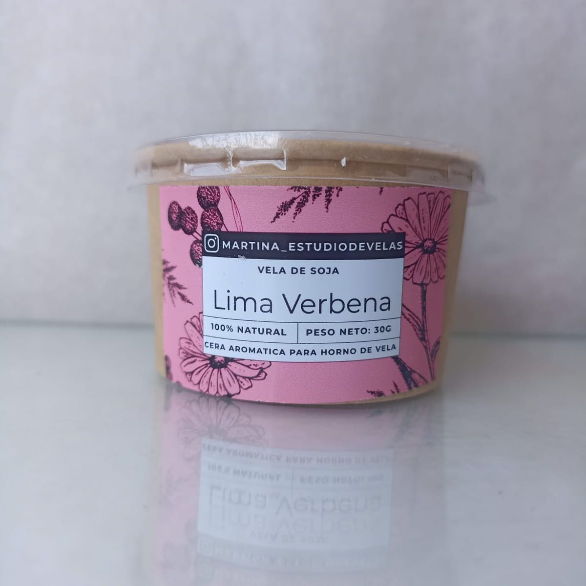 GENERICO - Cera Aromática para Quemador Aroma Lima Verbena 30 gramos