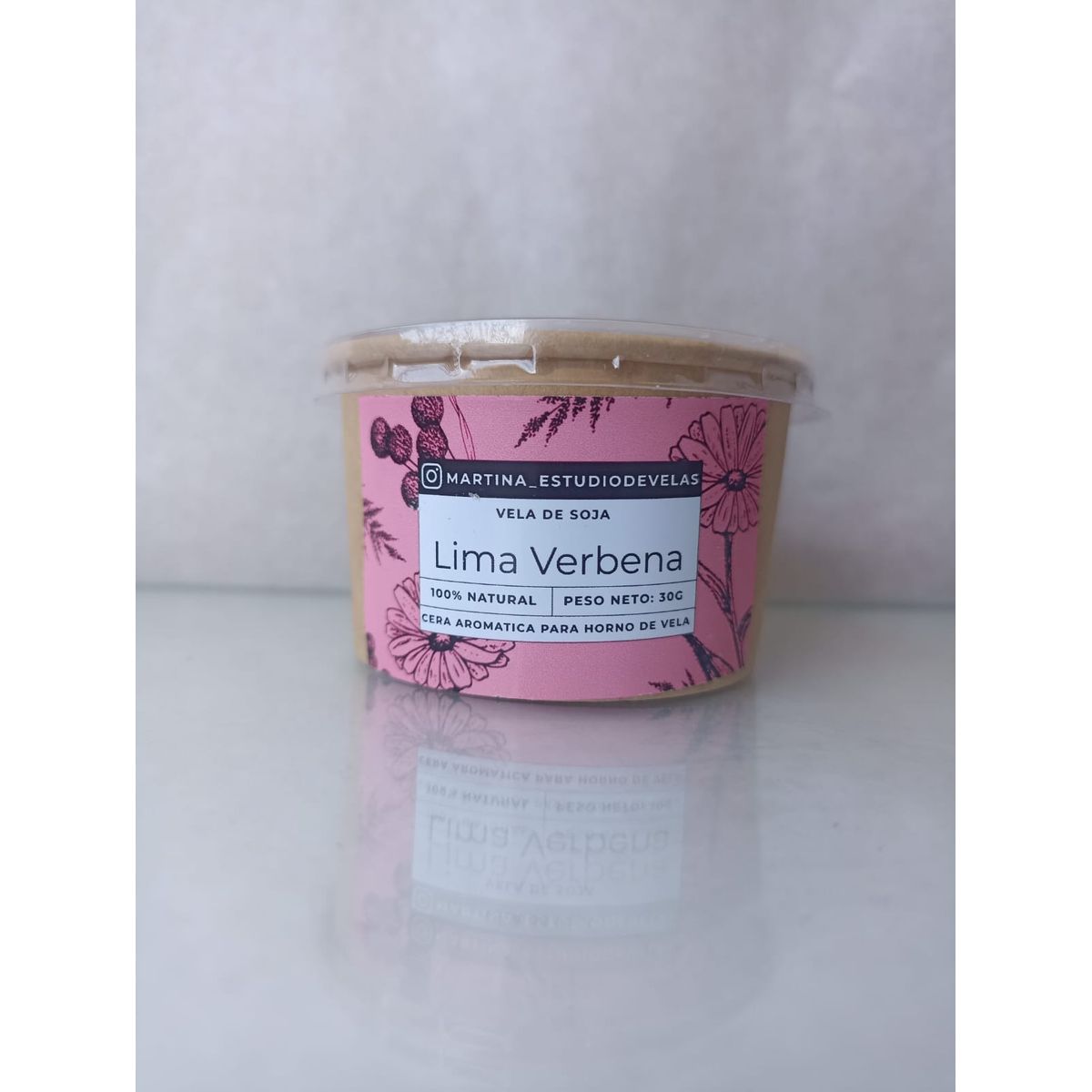 GENERICO - Cera Aromática para Quemador Aroma Lima Verbena 30 gramos