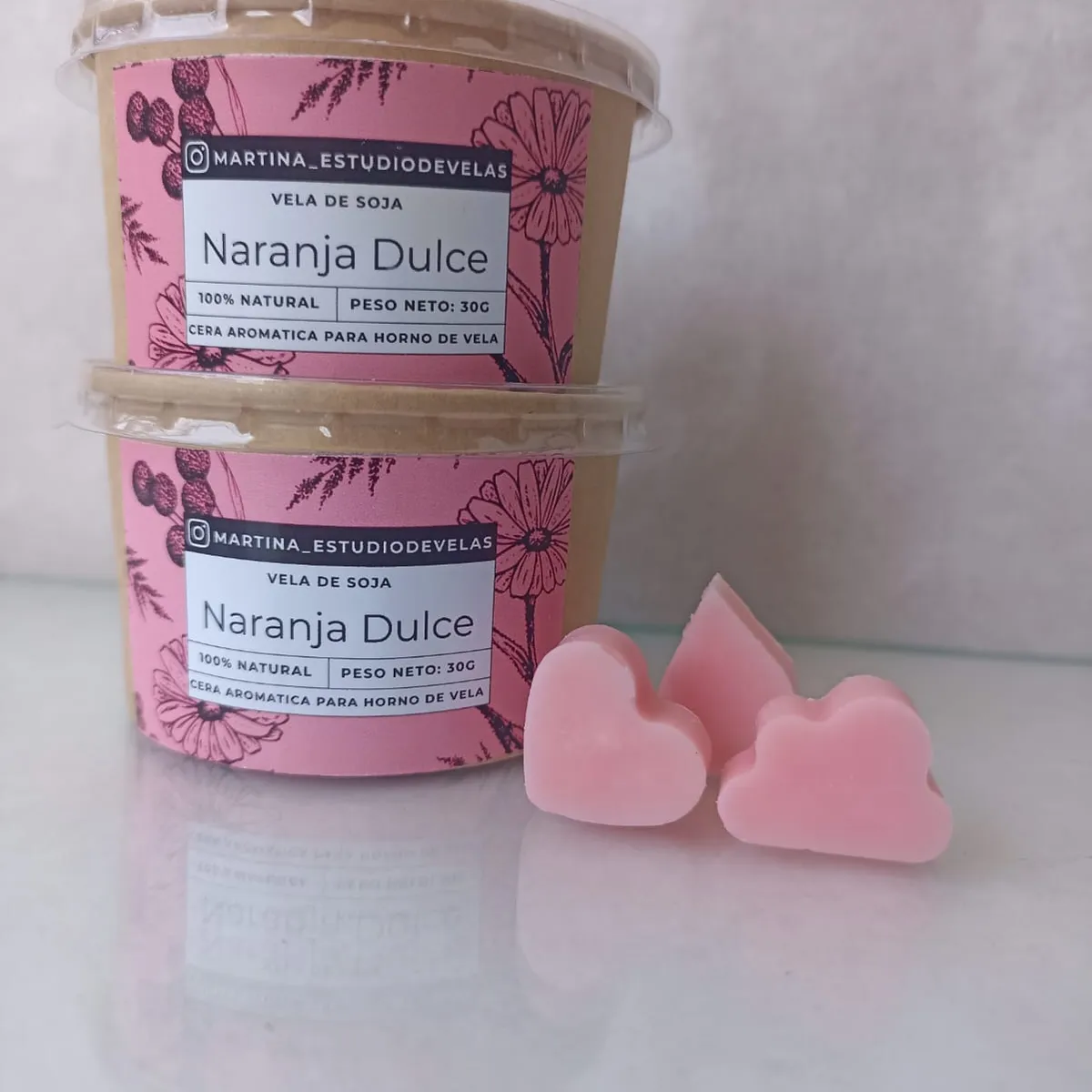 GENERICO - Cera Aromática para Quemador Aroma Naranja Dulce 60 gramos
