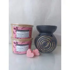 GENERICO - Cera Aromática para Quemador Aroma Naranja Dulce 60 gramos