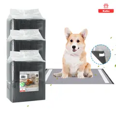 KOBA - 300 Pañales Para Perro Sabanillas Entrenamiento De Carbón 33x45cm
